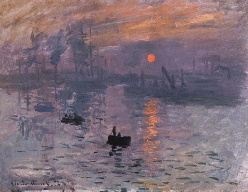 Claude Monet impression,sunrise china oil painting image